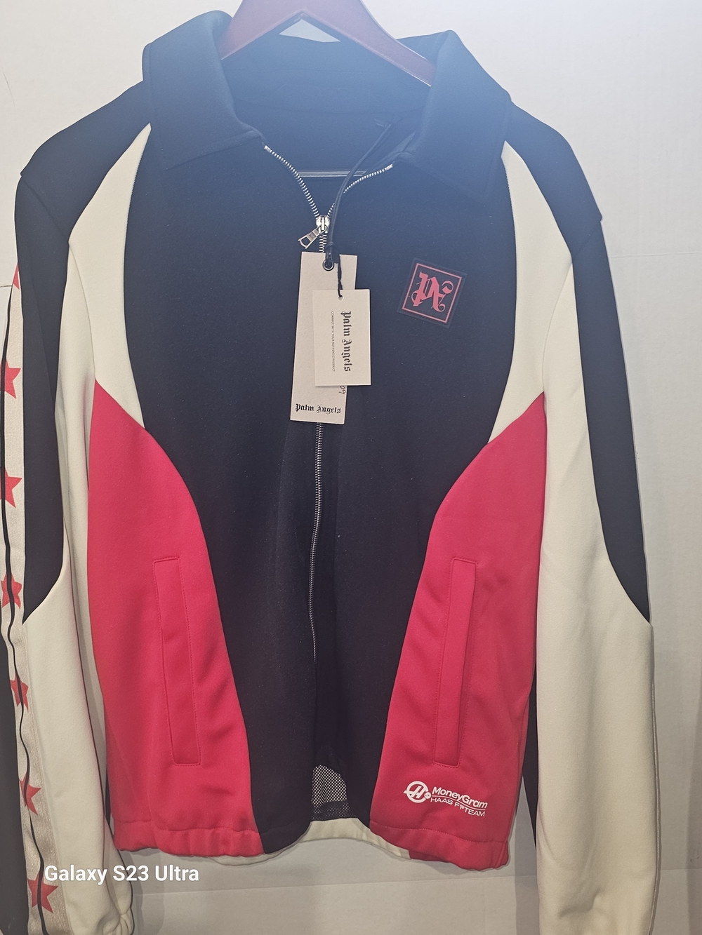 NWT Palm Angels x MoneyGram Haas F1 Team Paxhaas Track Top Jacket - Size M $1460